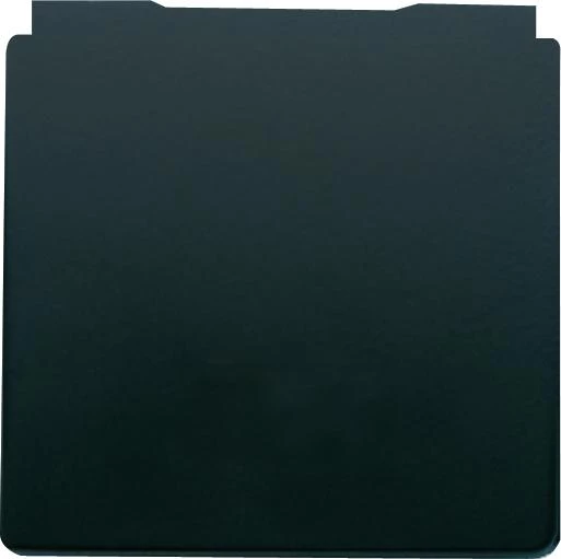  артикул FD16901-M название FEDE Черный Накладка с крышкой для розетки 2к+3 IP44 Black (Negro)