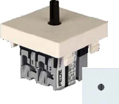  артикул FD03130 название Выключатель поворотный (аналог 1-клавишного) перекрестный (с трех мест), цвет Белый, Fede