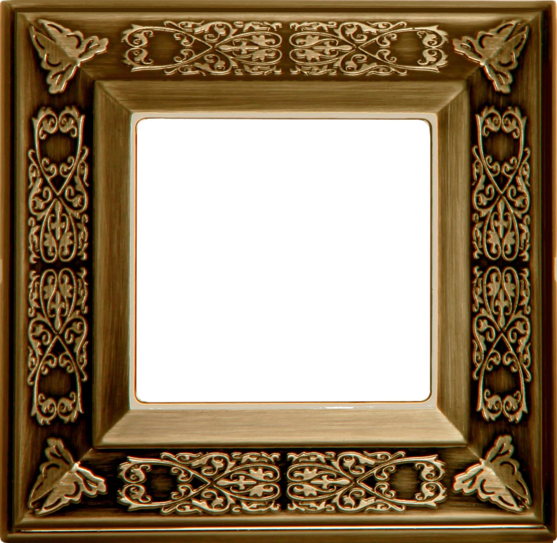  артикул FD01411PB название Рамка 1-ая (одинарная), цвет Светлая бронза, Granada, Fede