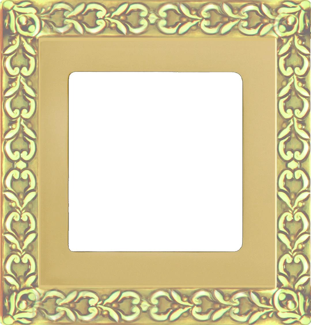  артикул FD01221OB название Рамка 1-ая (одинарная), цвет Светлое золото, San Sebastian, Fede